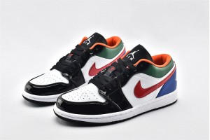 Air Jordan 1 Retro Low Multi Color CZ4776 101 Womens And Mens Shoes  